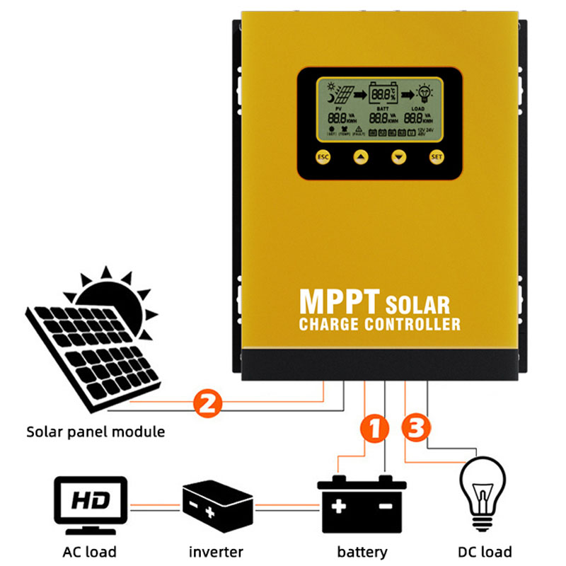 mppt solar charge controller 30a
