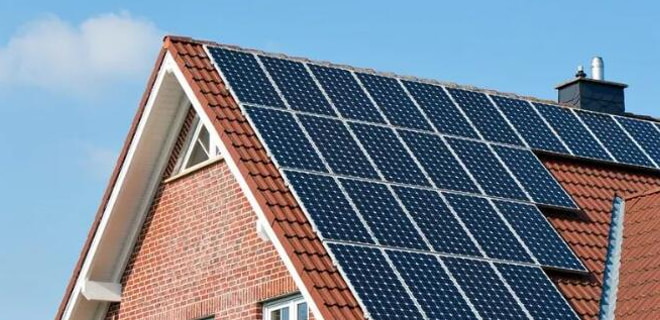 What is the function of solar photovoltaic panels?
